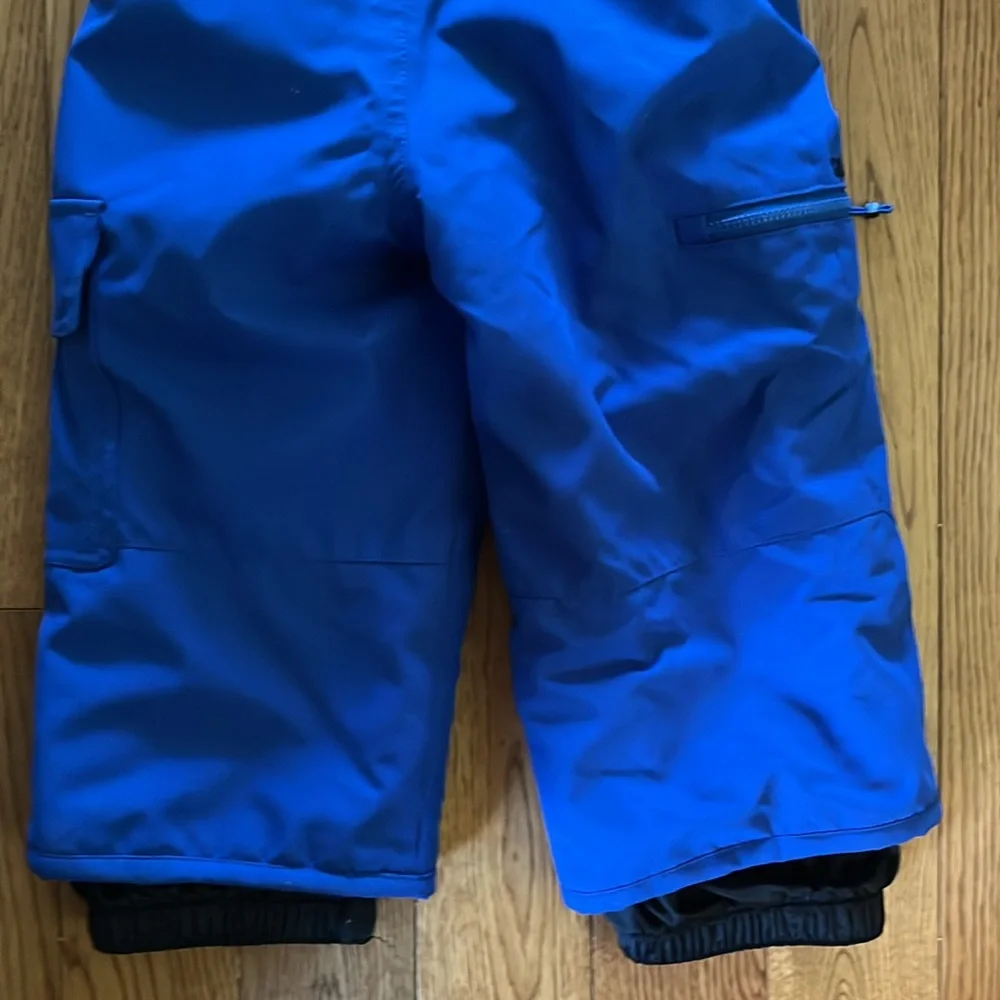 Quicksilver | blue snow bibs toddler size 2 adjustable straps zip front - Picture 8 of 11
